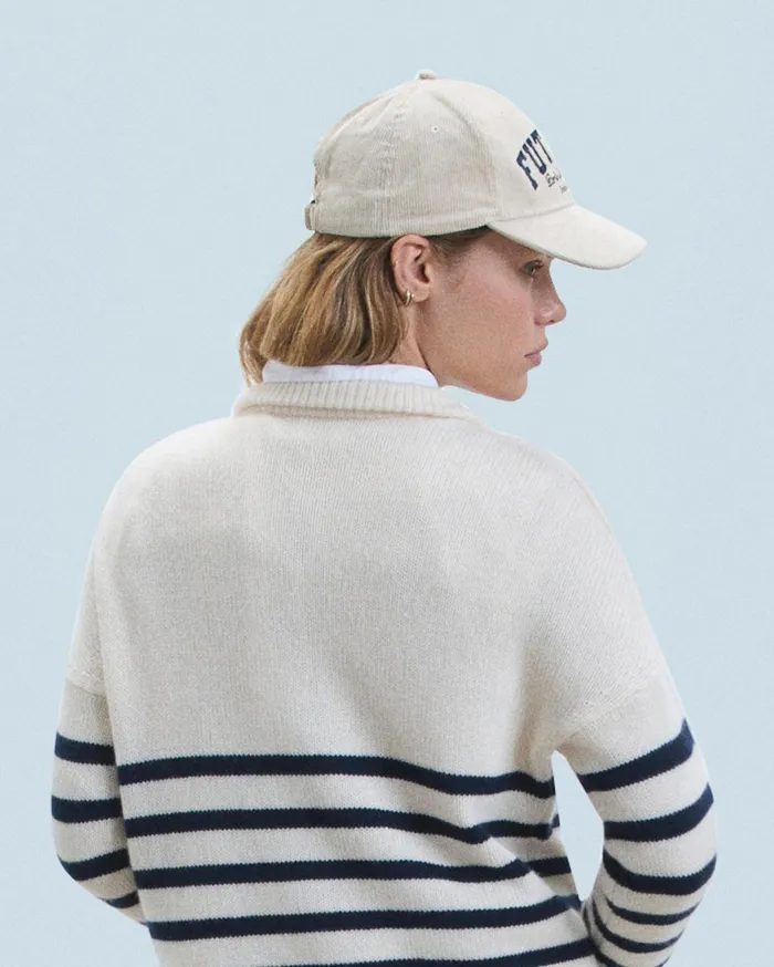 From Future Tote Bags Corduroy Curved Visor Cap Sand
