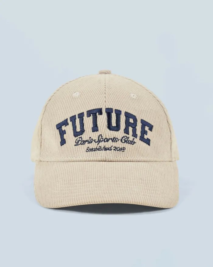 From Future Tote Bags Corduroy Curved Visor Cap Sand