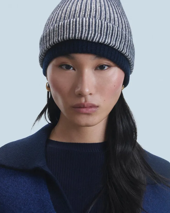 From Future Tote Bags Cuffed Beanie Heather Blue