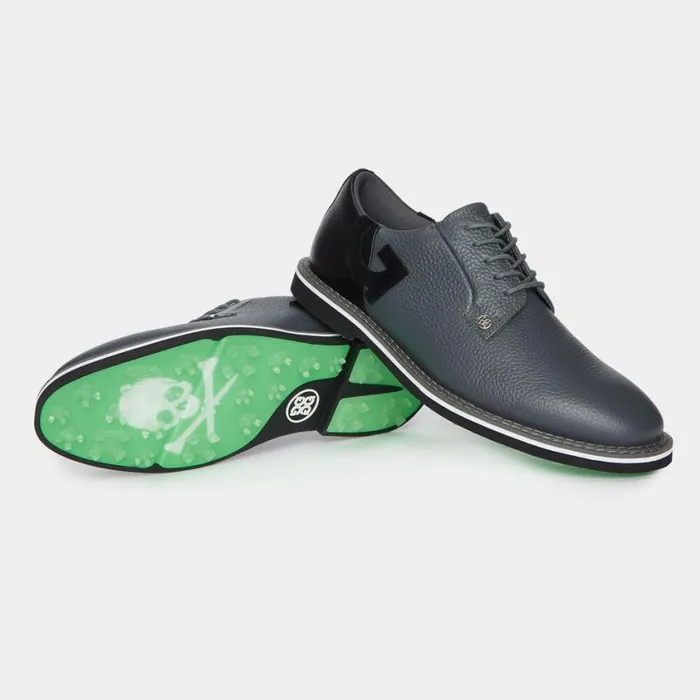 GFORE Golf Shoes Men GALLIVANTER PEBBLE LEATHER TWO TONE GOLF SHOE Charcoal GFORE Golf Shoes Men GALLIVANTER PEBBLE LEATHER TWO TONE GOLF SHOE Charcoal