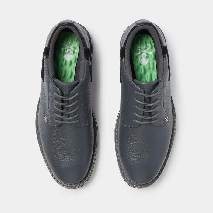 GFORE Golf Shoes Men GALLIVANTER PEBBLE LEATHER TWO TONE GOLF SHOE Charcoal GFORE Golf Shoes Men GALLIVANTER PEBBLE LEATHER TWO TONE GOLF SHOE Charcoal