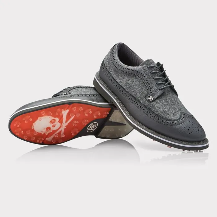 GFORE Golf Shoes Men LONGWING GALLIVANTER GOLF SHOE Heather Grey