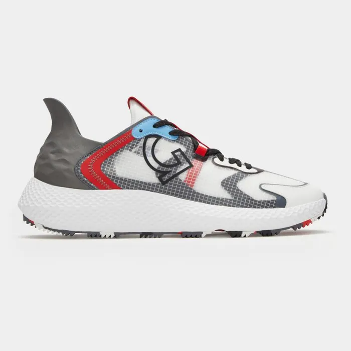 GFORE Golf Shoes Men MG4X2 RIPSTOP HYBRID GOLF CROSS TRAINER Poppy Baja