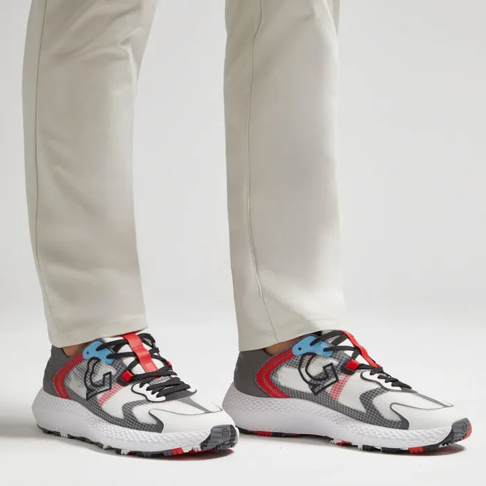 GFORE Golf Shoes Men MG4X2 RIPSTOP HYBRID GOLF CROSS TRAINER Poppy Baja
