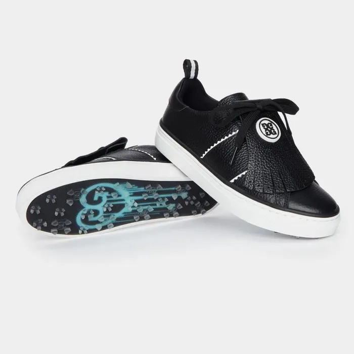 GFORE Golf Shoes Women DURF PEBBLE LEATHER KILTIE GOLF SHOE Onyx GFORE Golf Shoes Women DURF PEBBLE LEATHER KILTIE GOLF SHOE Onyx