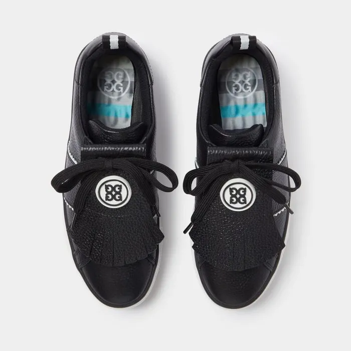 GFORE Golf Shoes Women DURF PEBBLE LEATHER KILTIE GOLF SHOE Onyx GFORE Golf Shoes Women DURF PEBBLE LEATHER KILTIE GOLF SHOE Onyx