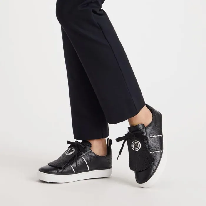 GFORE Golf Shoes Women DURF PEBBLE LEATHER KILTIE GOLF SHOE Onyx GFORE Golf Shoes Women DURF PEBBLE LEATHER KILTIE GOLF SHOE Onyx