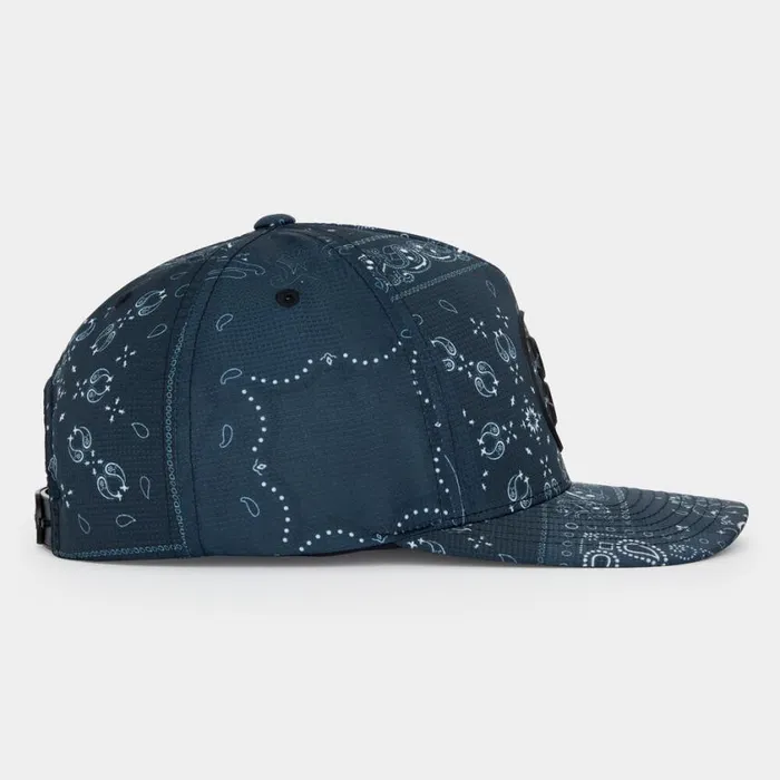 GFORE Hats MenWomen BANDANA FEATHERWEIGHT TECH SNAPBACK HAT Onyx