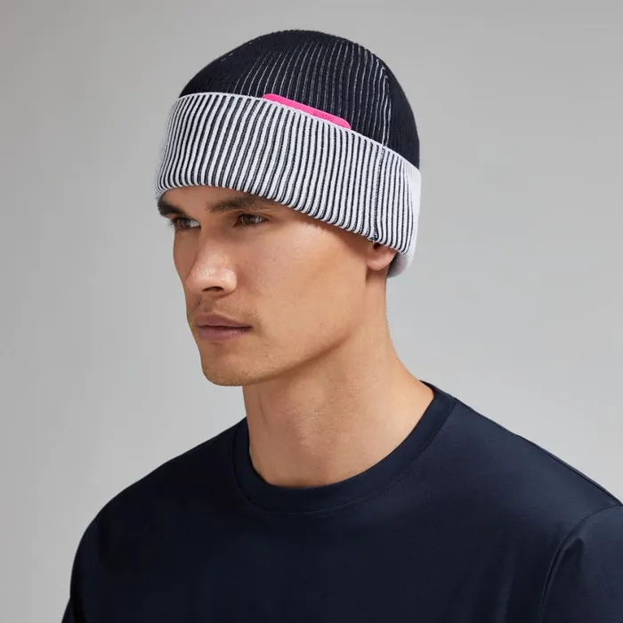 GFORE Hats MenWomen CONTRAST RIB KNIT BEANIE Snowtwilight
