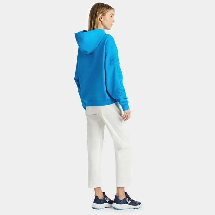 GFORE Hoodies and Tees Women MOTHER GOLFER OVERSIZED FRENCH TERRY HOODIE Catalina