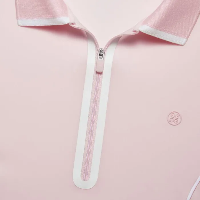 GFORE Polos and Shirts Women LIGHTWEIGHT WARP KNIT QUARTER ZIP POLO Blush GFORE Polos and Shirts Women LIGHTWEIGHT WARP KNIT QUARTER ZIP POLO Blush