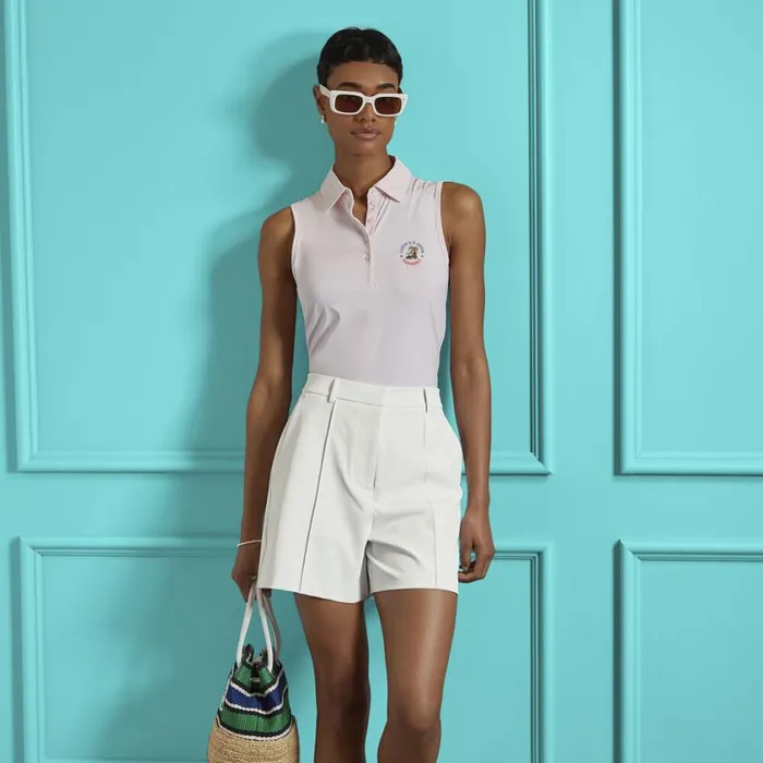 GFORE Polos and Shirts Women LTD RELEASE 2025 US OPEN SILKY TECH NYLON SLEEVELESS POLO Blush GFORE Polos and Shirts Women LTD RELEASE 2025 US OPEN SILKY TECH NYLON SLEEVELESS POLO Blush