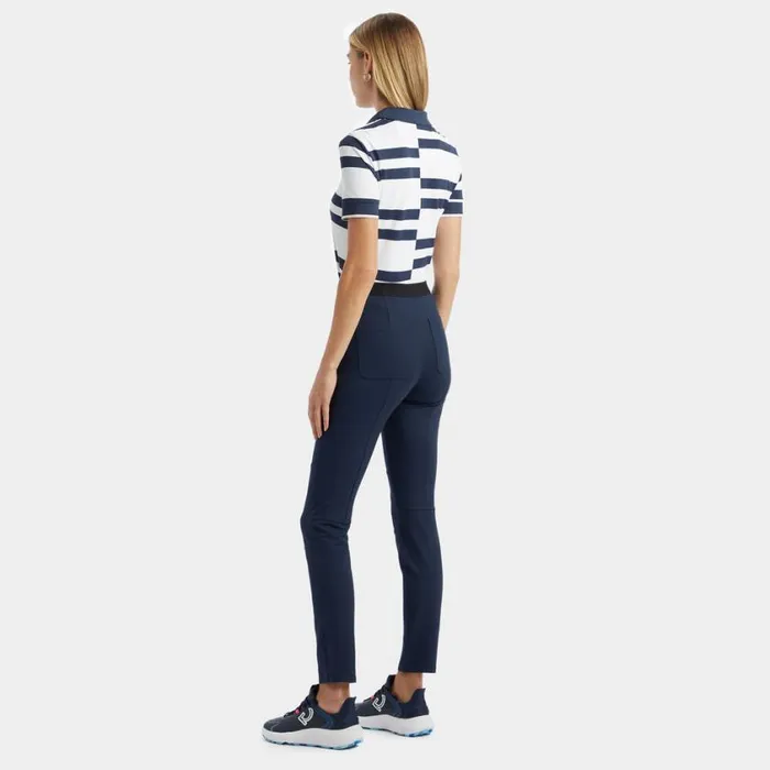 GFORE Polos and Shirts Women OFFSET STRIPE TECH PIQU POLO Snow GFORE Polos and Shirts Women OFFSET STRIPE TECH PIQU POLO Snow