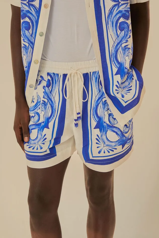 Garden Tiles Shorts Women Farm Rio Shorts