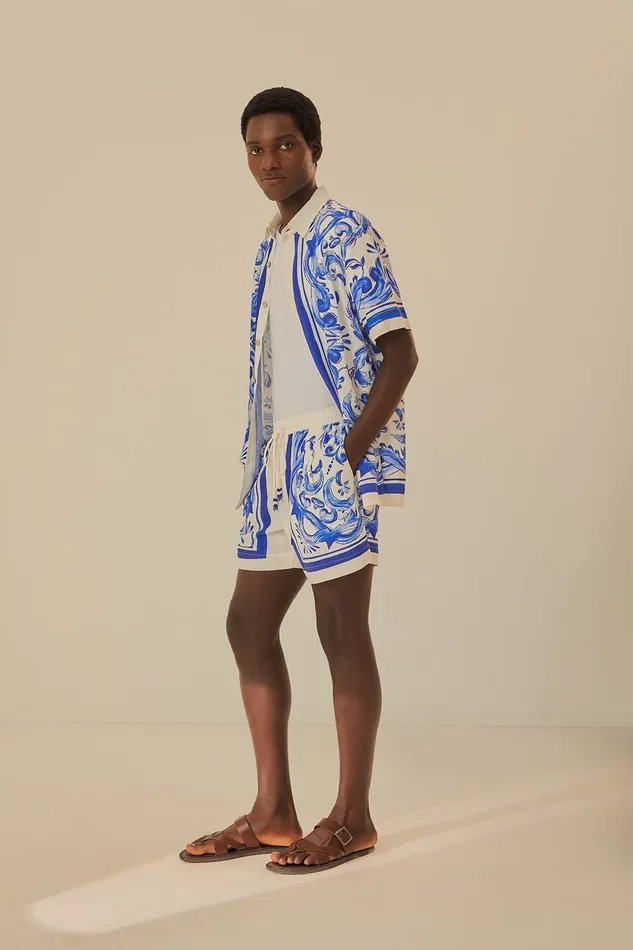 Garden Tiles Shorts Women Farm Rio Shorts
