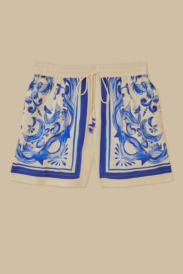 Garden Tiles Shorts Women Farm Rio Shorts