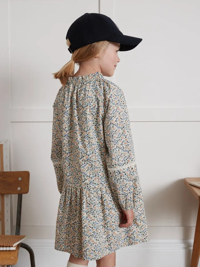 Girls Cyrillus Clothing Dress With Daisy Print Imp Daisy
