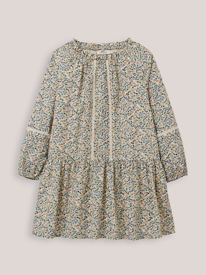 Girls Cyrillus Clothing Dress With Daisy Print Imp Daisy