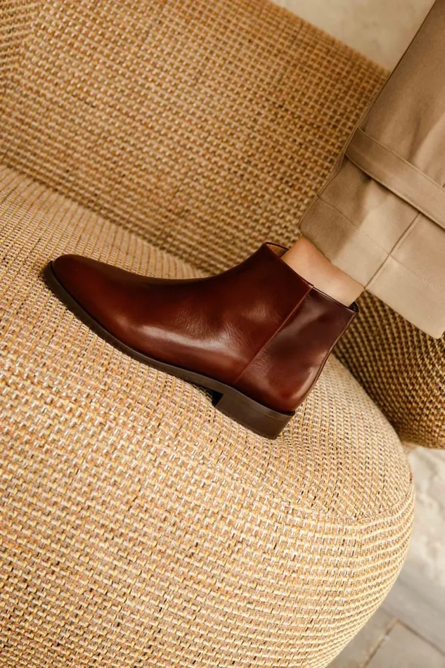 Hada Turkish Coffee Women Bobbies Ankle Boots