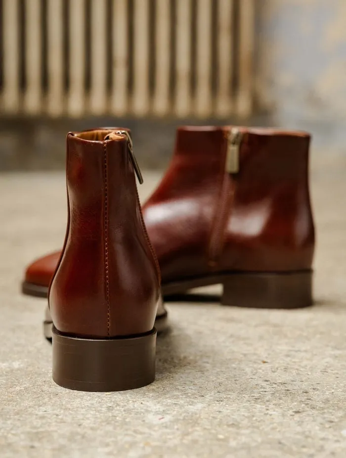 Hada Turkish Coffee Women Bobbies Ankle Boots