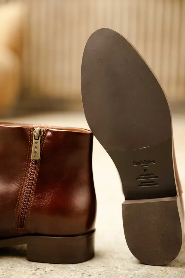 Hada Turkish Coffee Women Bobbies Ankle Boots