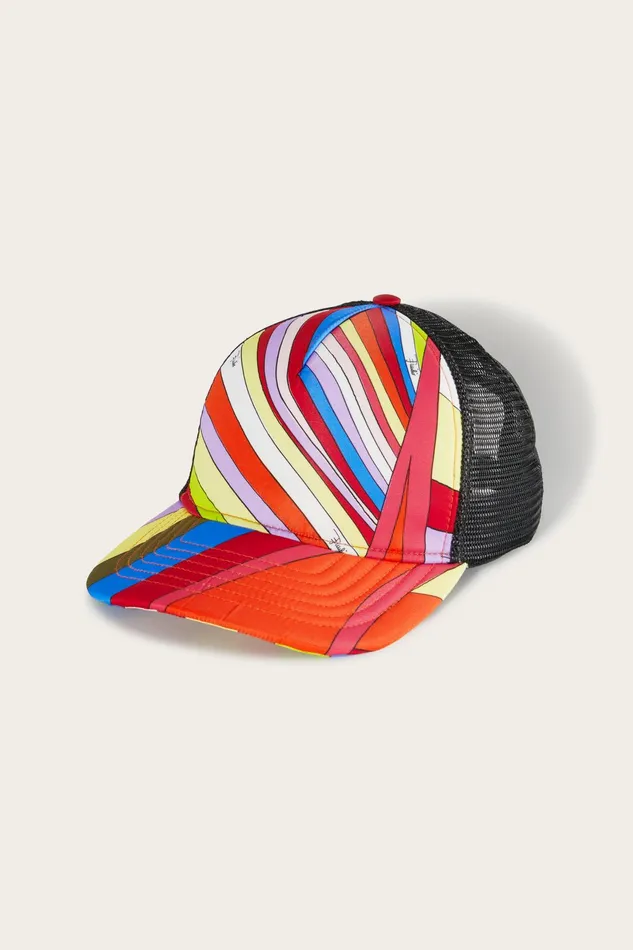 Hats And Hair Accessories Women PUCCI IridePrint Mesh Cap