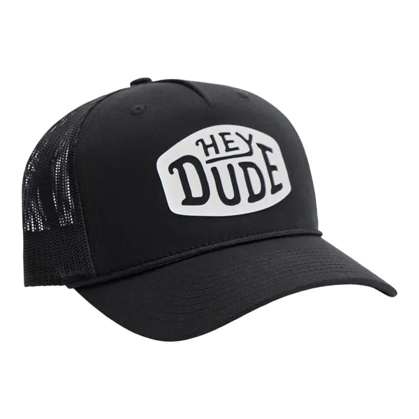 heydude Buckle Silicone Trucker Black Apparel Accessories