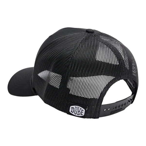 heydude Buckle Silicone Trucker Black Apparel Accessories