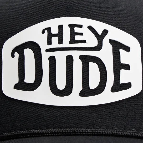 heydude Buckle Silicone Trucker Black Apparel Accessories