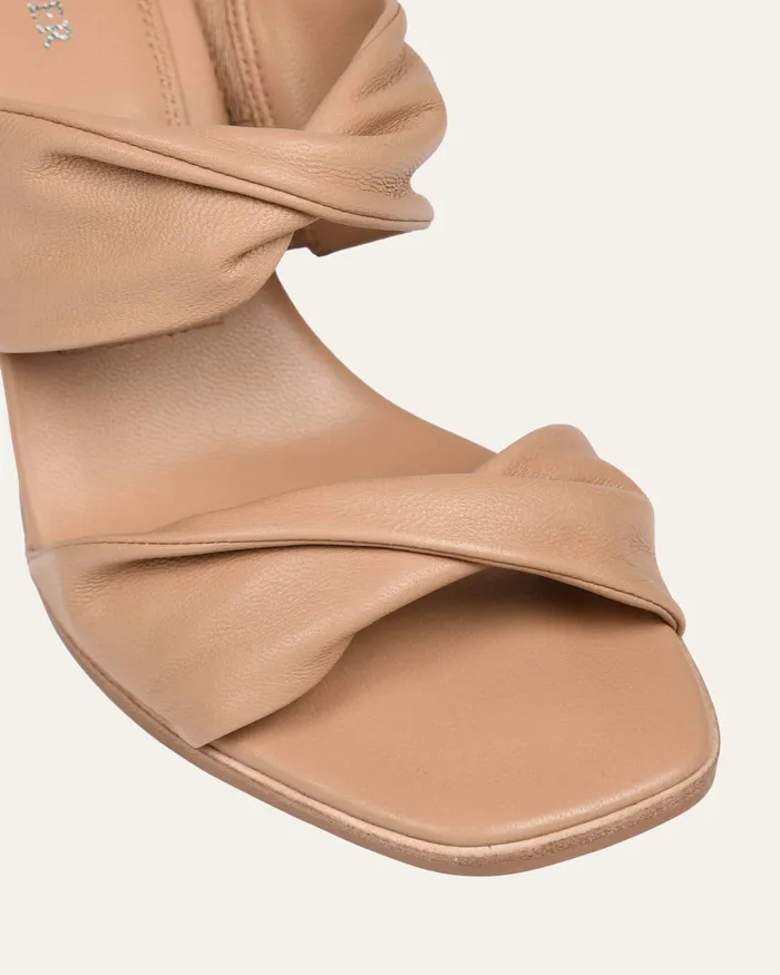 HIGH SANDALS Women jomercer Caylie high heel sandals beige leather