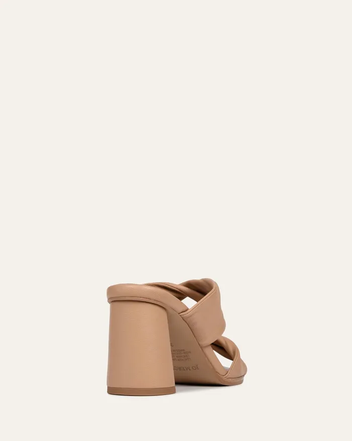 HIGH SANDALS Women jomercer Caylie high heel sandals beige leather