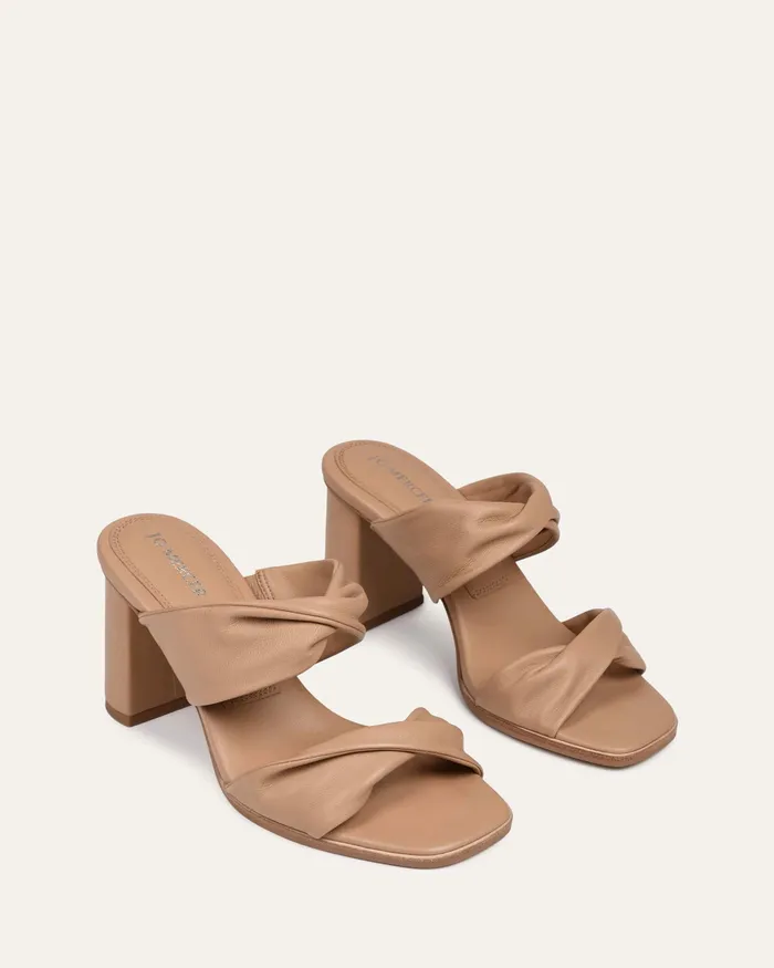 HIGH SANDALS Women jomercer Caylie high heel sandals beige leather
