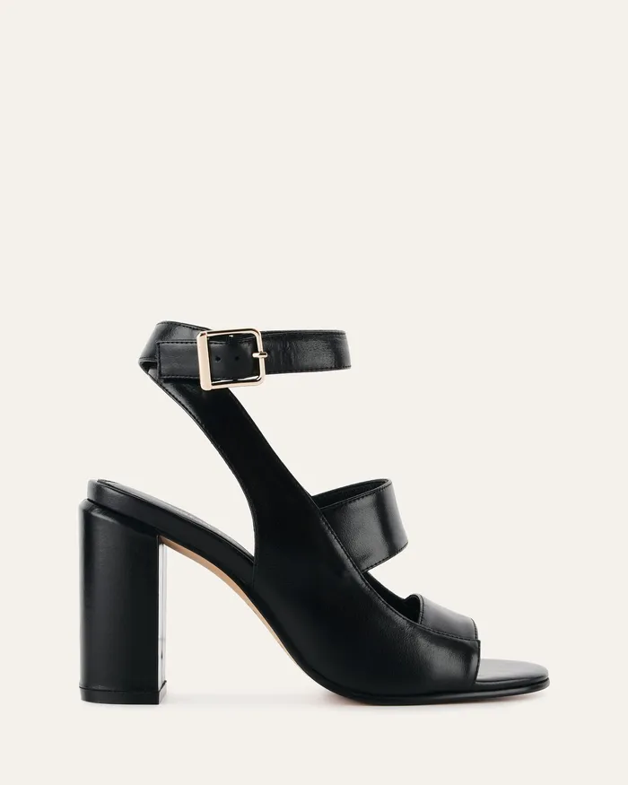 HIGH SANDALS Women jomercer Penny high sandals black leather