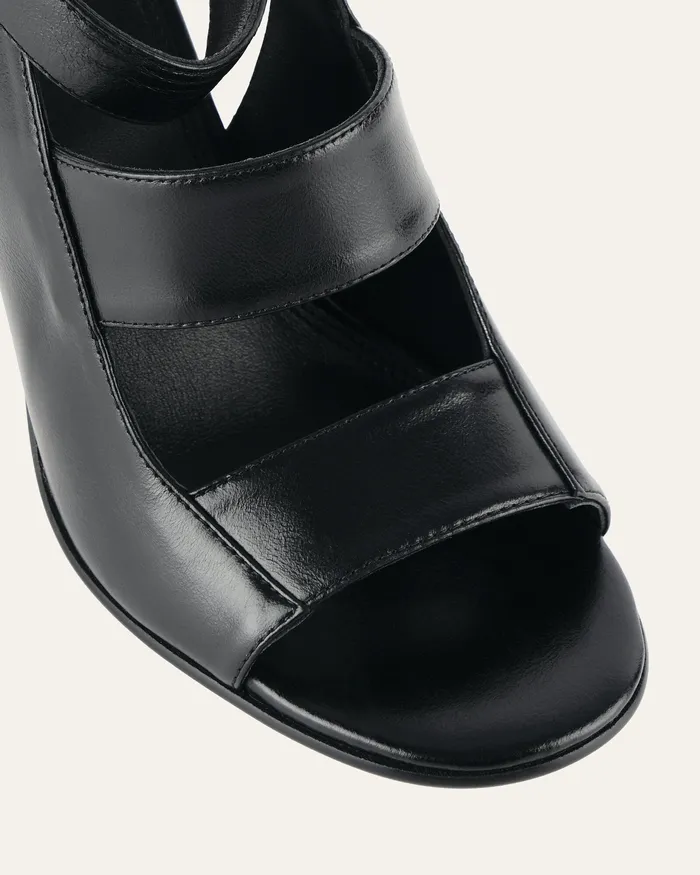 HIGH SANDALS Women jomercer Penny high sandals black leather