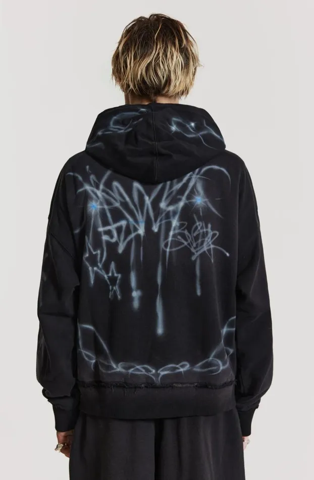 Hoodies and Sweatshirts Men Jaded London Light Across The Water Zip Up Hoodie
