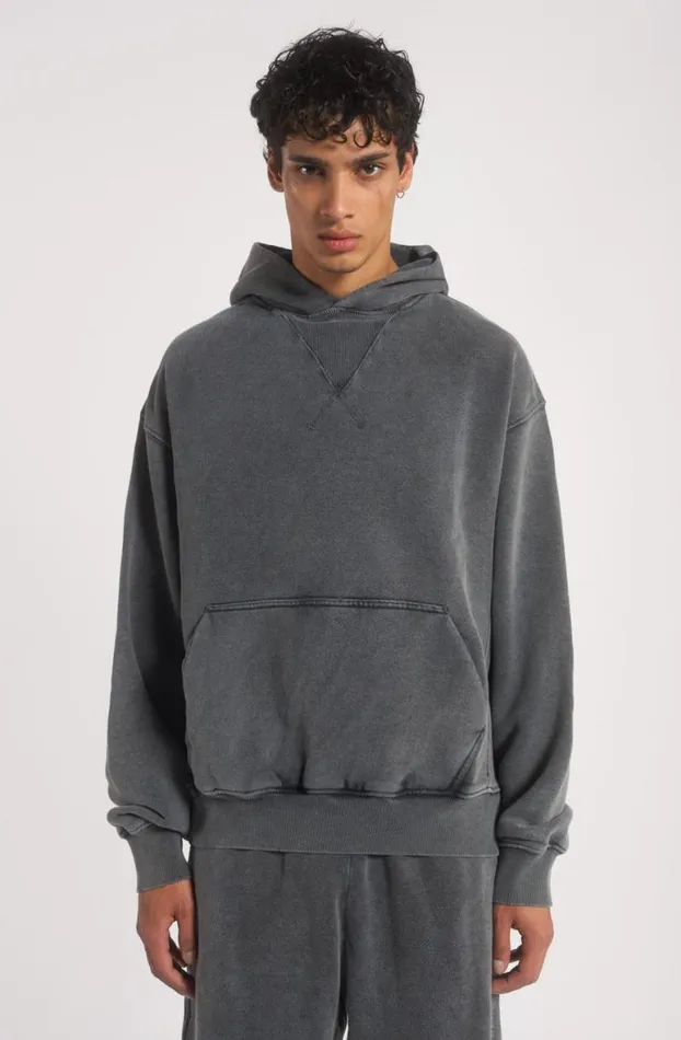 Hoodies and Sweatshirts Women Jaded London NTRLS Chrome Grey Oversized Hoodie