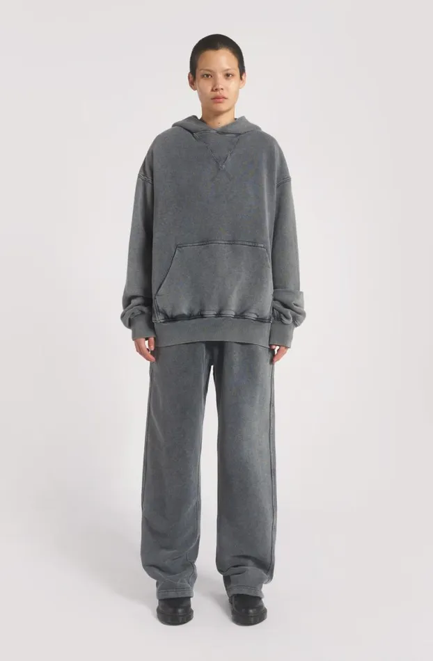 Hoodies and Sweatshirts Women Jaded London NTRLS Chrome Grey Oversized Hoodie