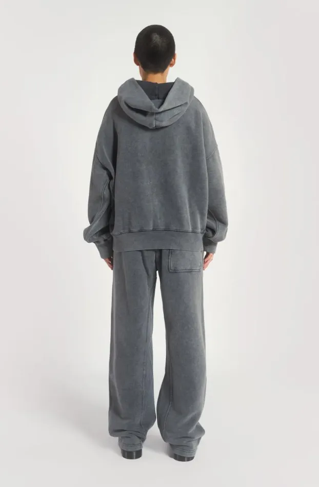 Hoodies and Sweatshirts Women Jaded London NTRLS Chrome Grey Oversized Hoodie
