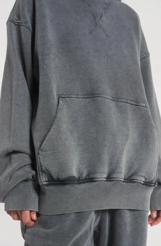 Hoodies and Sweatshirts Women Jaded London NTRLS Chrome Grey Oversized Hoodie