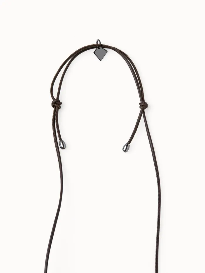 Horsehair Necklace Mahogany Women Akris Necklaces