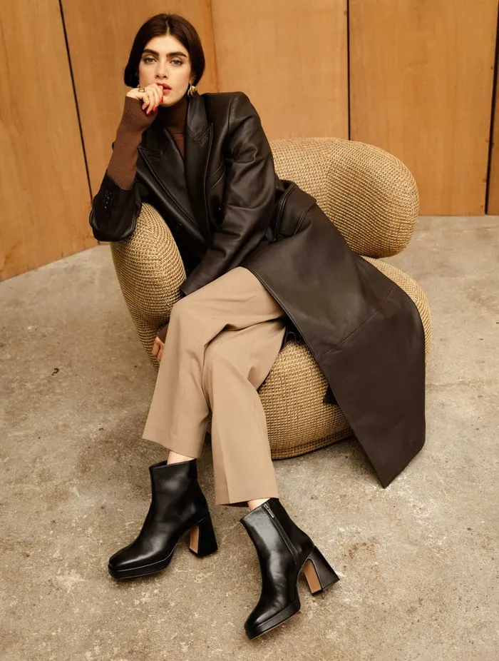 Ins Passion Black Women Bobbies Ankle Boots Ins Passion Black Women Bobbies Ankle Boots
