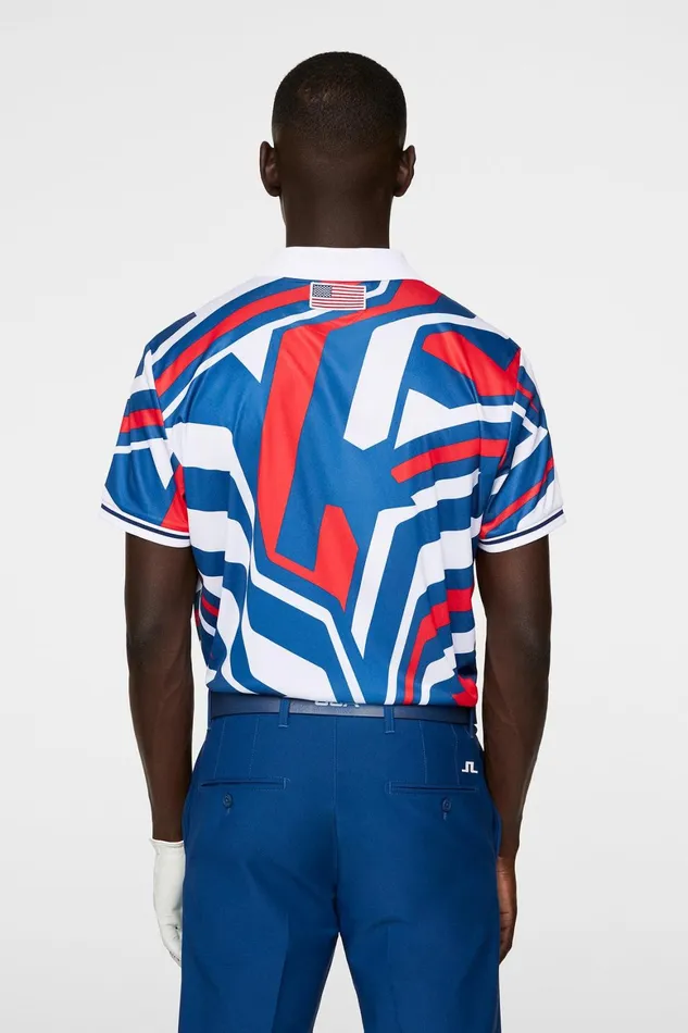 JLindeberg Alois Print Polo Men Polo Shirts