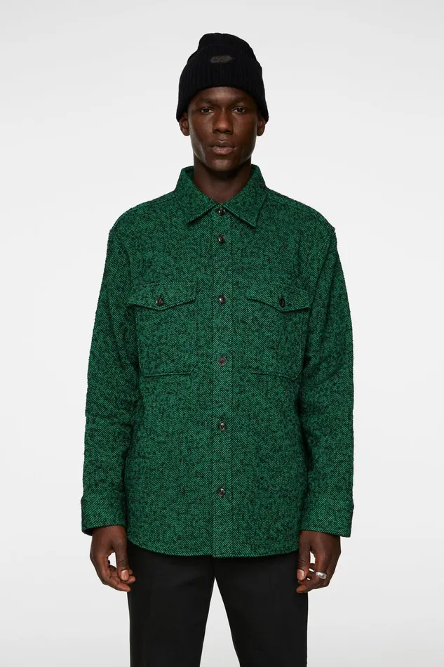 JLindeberg Carter Wool Overshirt Men Overshirts