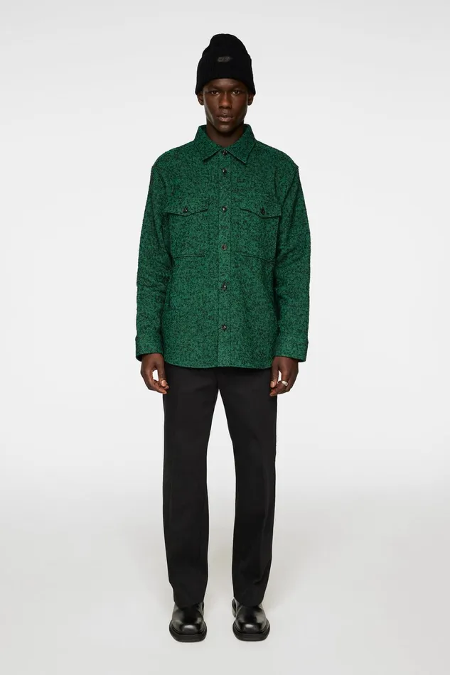 JLindeberg Carter Wool Overshirt Men Overshirts