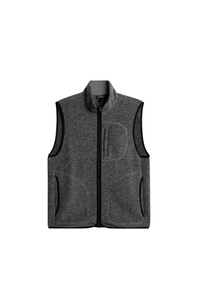 JLindeberg Duncan Wool Fleece Vest Men Vests