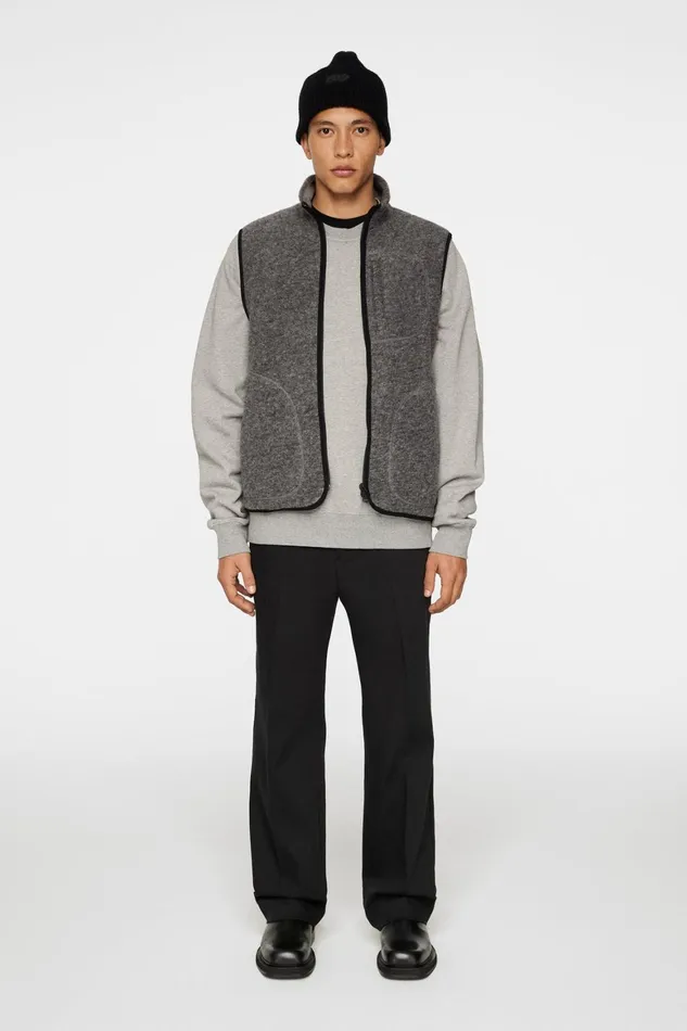 JLindeberg Duncan Wool Fleece Vest Men Vests