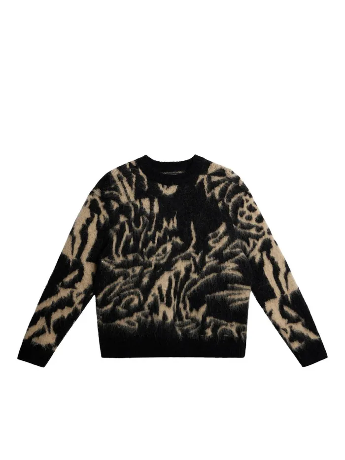 JLindeberg Falkor Jacquard Knit Sweater Men Knitwear