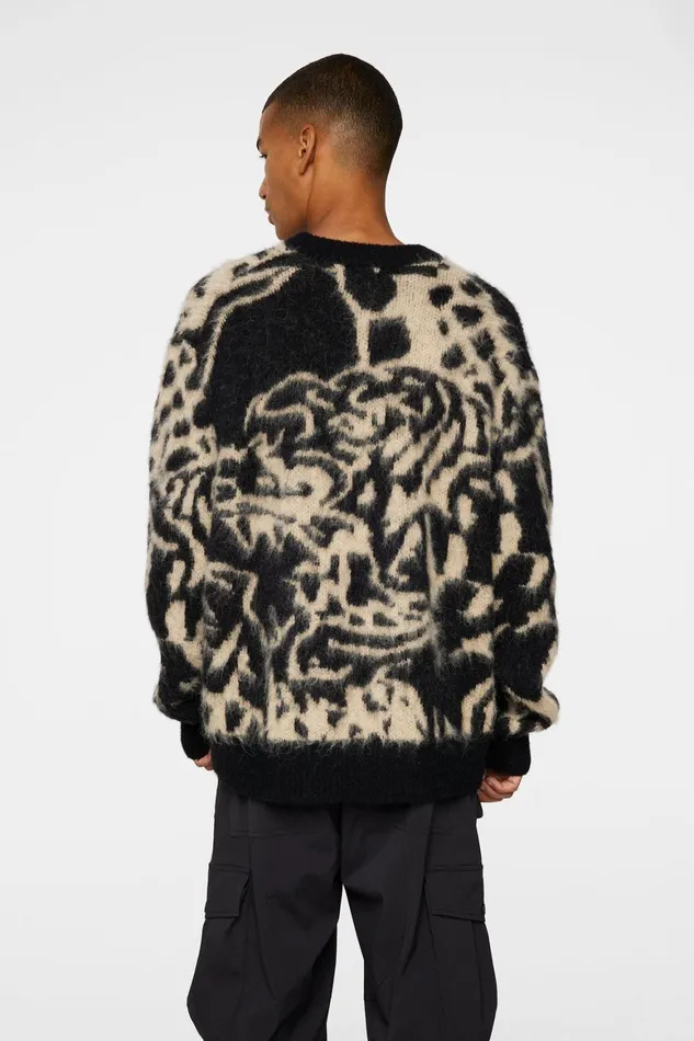 JLindeberg Falkor Jacquard Knit Sweater Men Knitwear