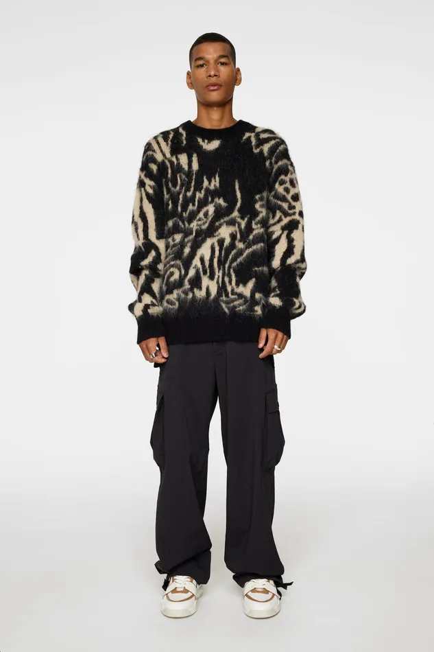 JLindeberg Falkor Jacquard Knit Sweater Men Knitwear