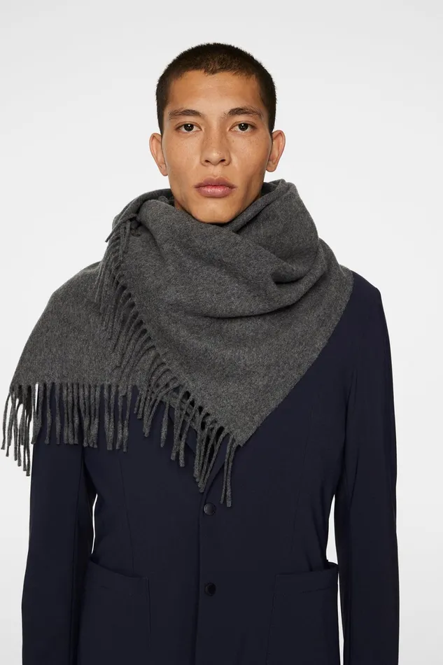 JLindeberg Frame Cashmere Blend Scarf MenWomen Scarves